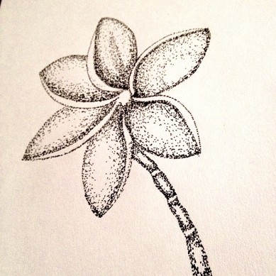 Pointillism Flower